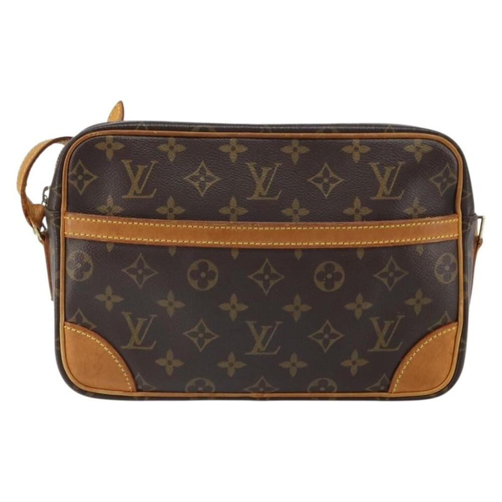 Louis Vuitton Monogram Trocadero 27 Shoulder Bag Brown